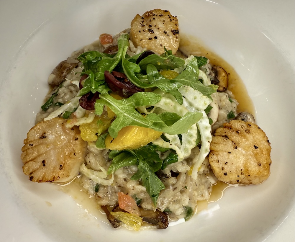 Mushroom Risotto Ingredients Cafe